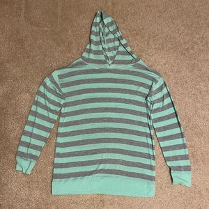 Justice Striped Sweater Hoodie